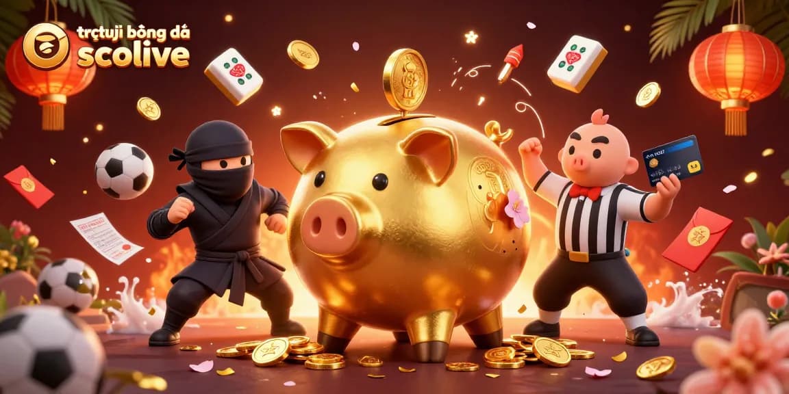 Engage with trực tiếp bóng đá socolive in a vibrant 3D scene featuring dynamic sports betting elements.