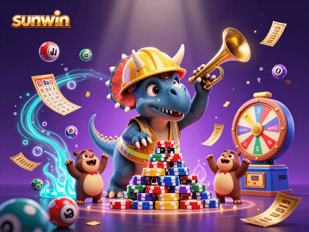 Experience the thrill of sunwin with vibrant animated casino elements and dynamic characters!