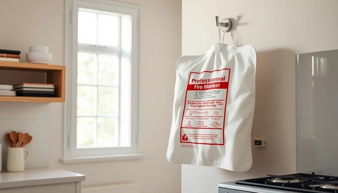 Safeguard your home with a silicone fire blanket designed for effective fire protection.
