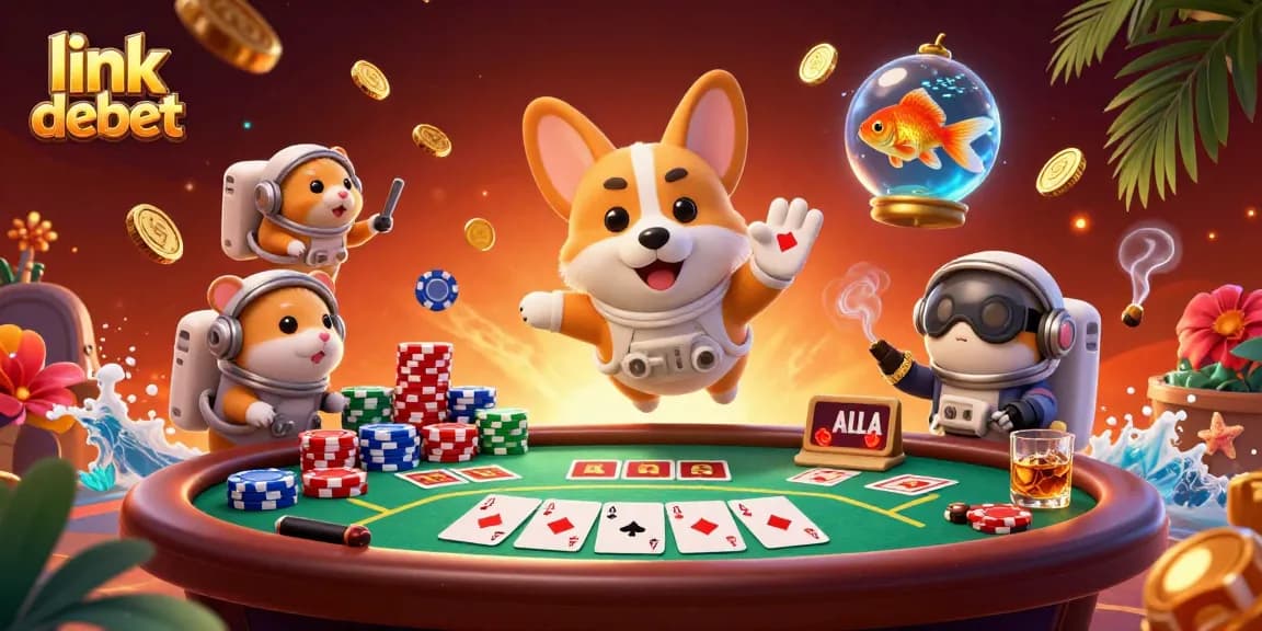Join the fun in the link debet space station casino with vibrant poker action and dreamy visuals.