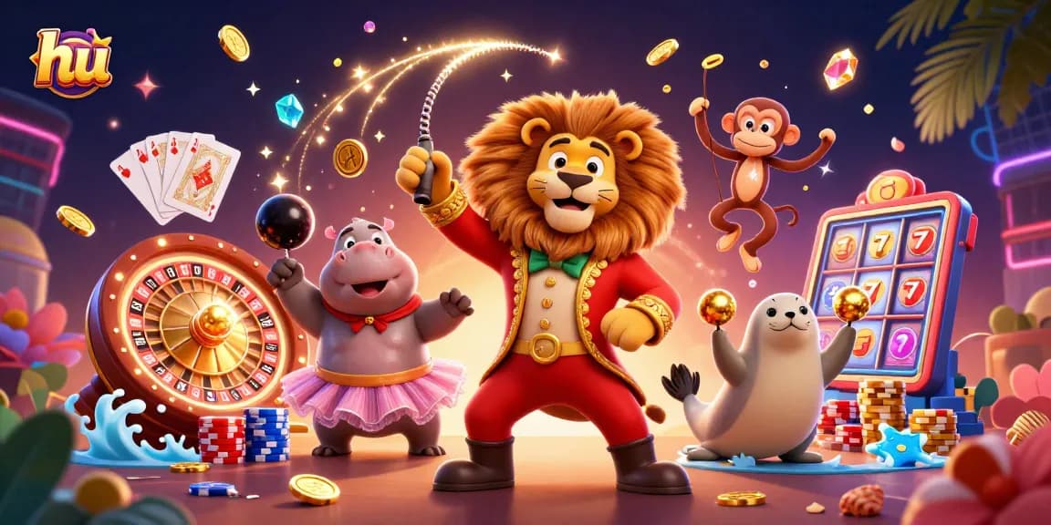Interact with the thrilling hu online casino experience featuring vibrant characters and gaming elements.