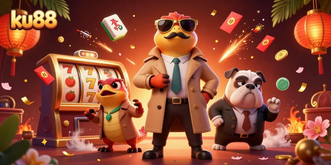 ku88 raptors in a trench coat attempt a heist at a casino VIP lounge