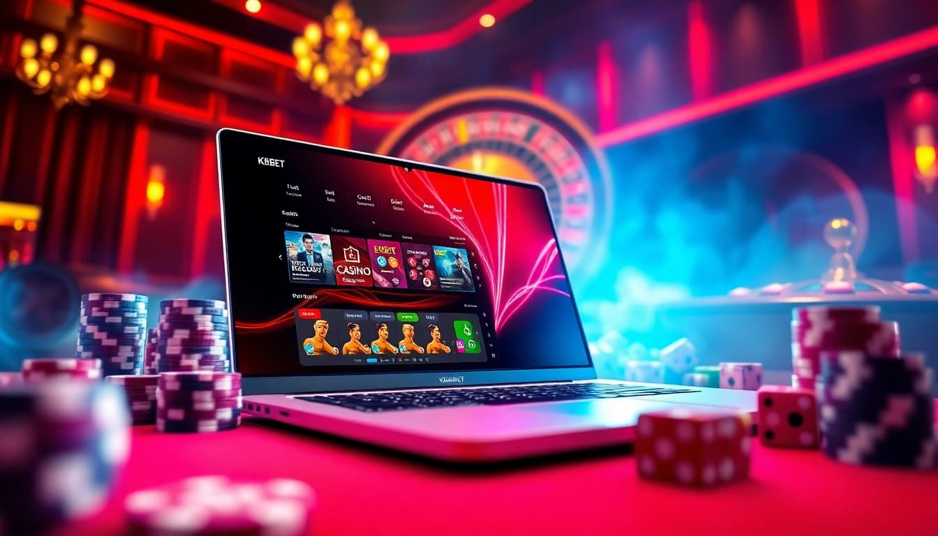 KBBET enhances the thrill of online gambling with vibrant casino elements and modern interfaces.