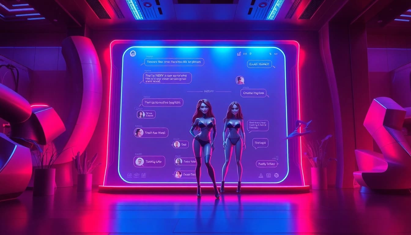 Engaging NSFW character interactions in a modern porn chat AI interface.