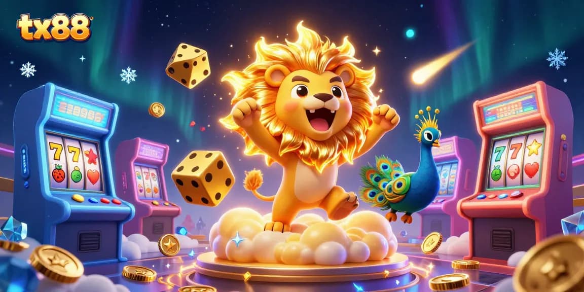 Experience winning with tx88 in a vibrant casino scene featuring dynamic game elements.