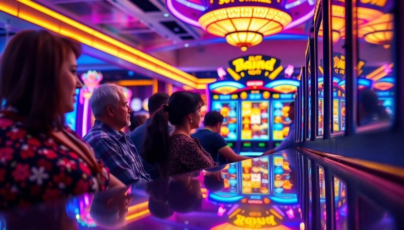 Menangkan Slot Dana di mesin slot yang penuh warna dan menarik.