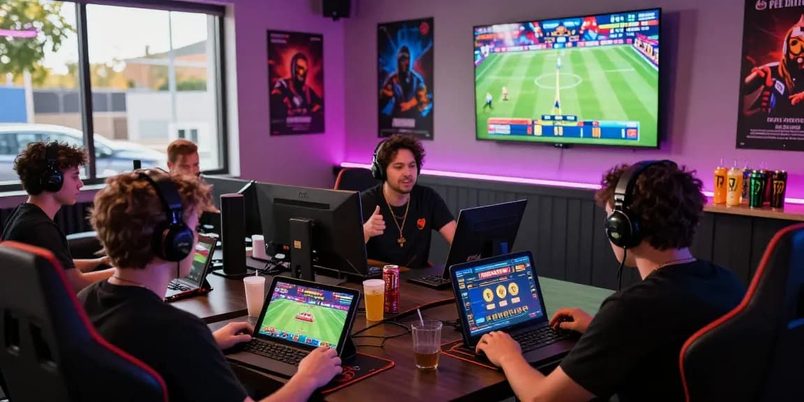 Gamers enjoying a lively atmosphere at 79club, showcasing exciting gaming experiences.