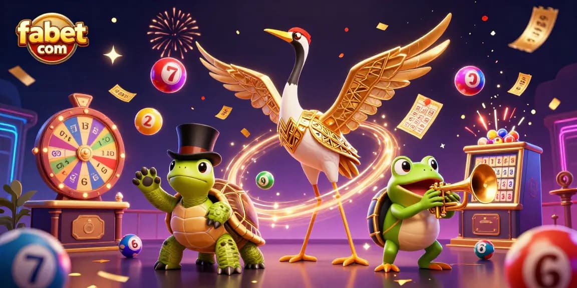 Experience the excitement of fabet com with vibrant lottery games and 3D characters!