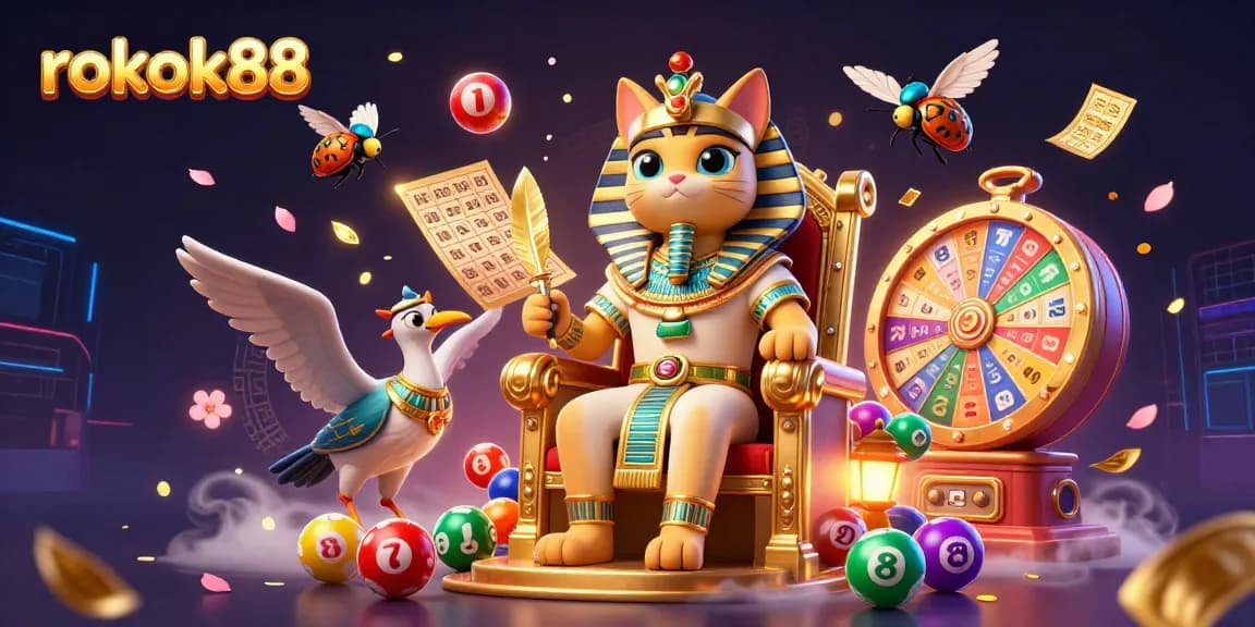 Bet on excitement with rokok88 for vibrant lottery games featuring dynamic numbered balls and enticing prize wheels.