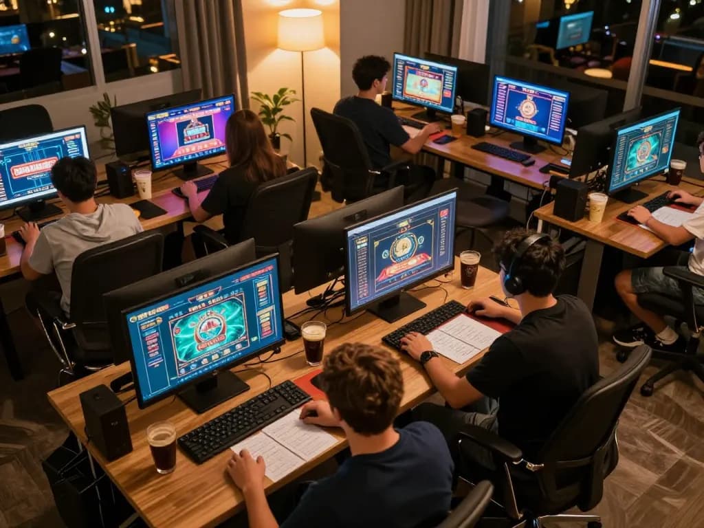 Players engaging with the SC88 online casino platform during an exciting gaming session.