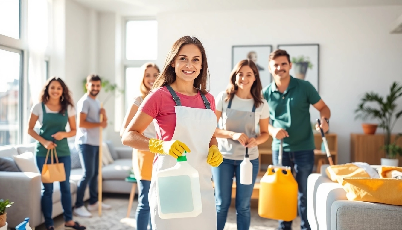 Cleaning services Calgary team efficiently tidying up a cozy home environment.