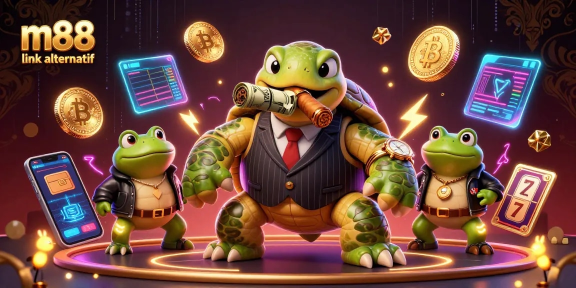 Experience the thrill of betting with M88 link alternatif featuring a dynamic 3D casino scene