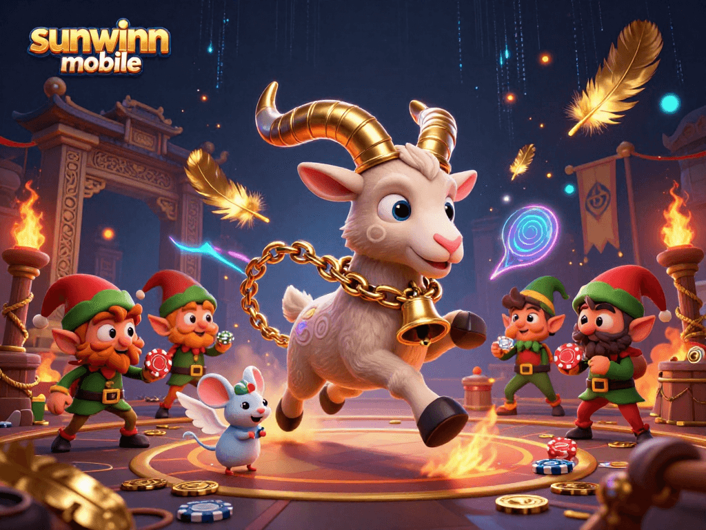 Chơi casino tại sunwinn mobile với Krampus, chuột thiên thần và yêu tinh ăn trộm chip poker.