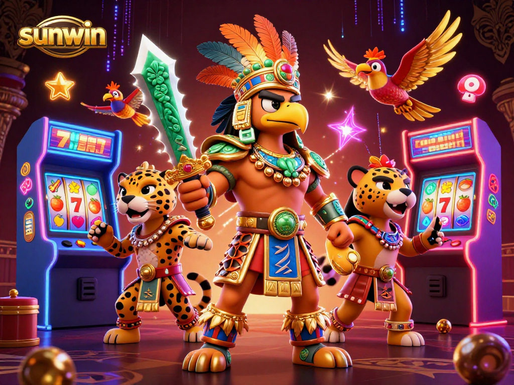 Experience the thrill of sunwin with vibrant gaming, Aztec warriors, and electrifying visuals