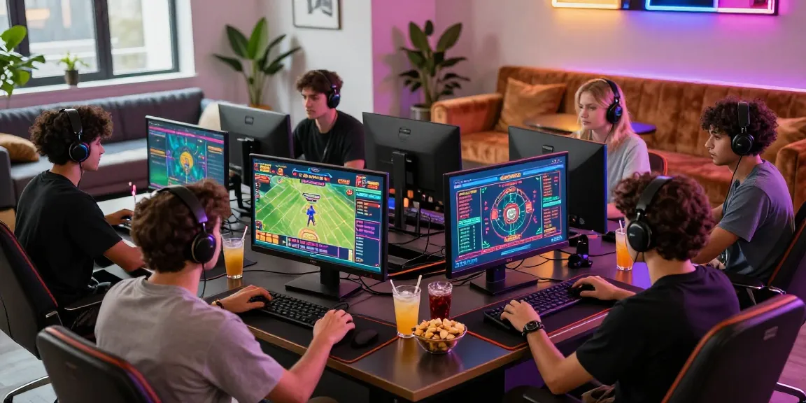 Exciting gaming atmosphere with players enjoying GO99 sports betting and casino games.