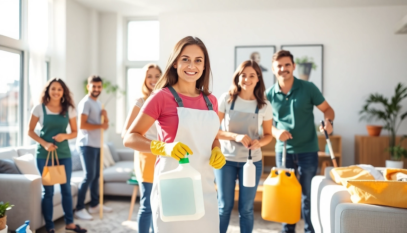 Cleaning services Calgary team efficiently tidying up a cozy home environment.