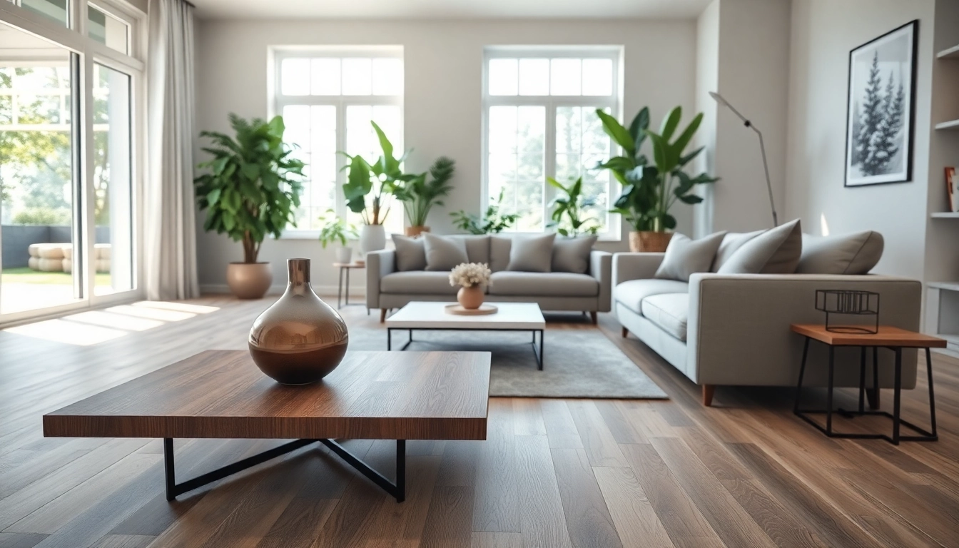 Transform your space with lvp floors that blend style and elegance in a chic living area.