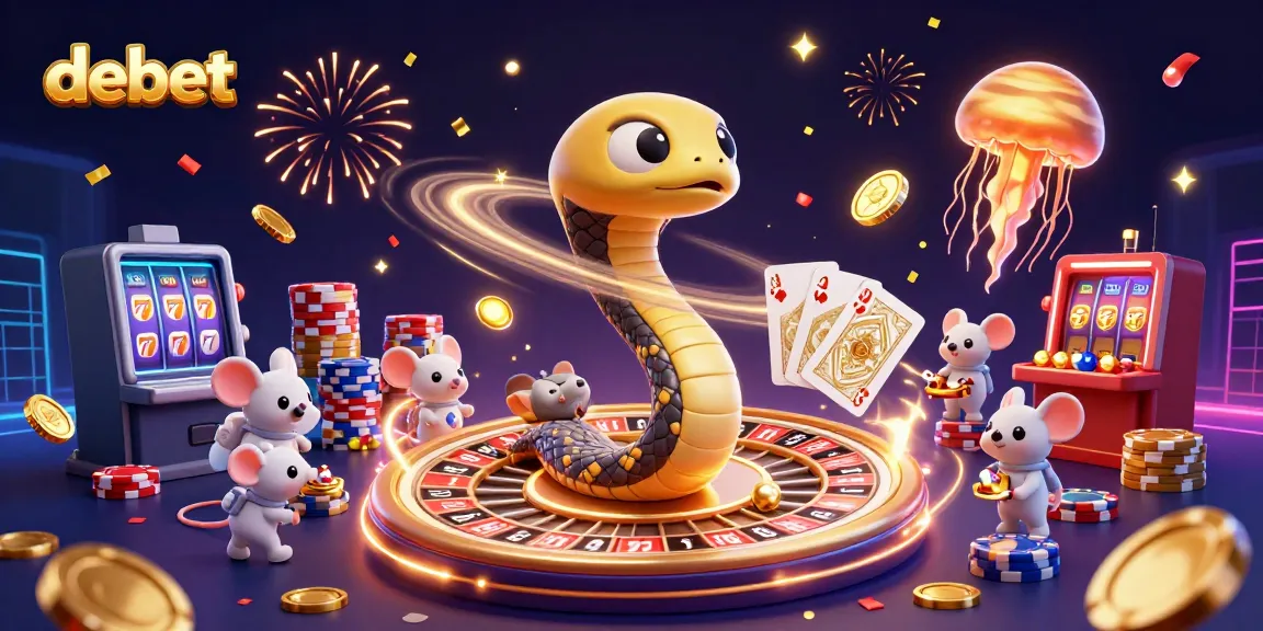 Experience the excitement of debet with astronaut mice betting on a cosmic roulette wheel.