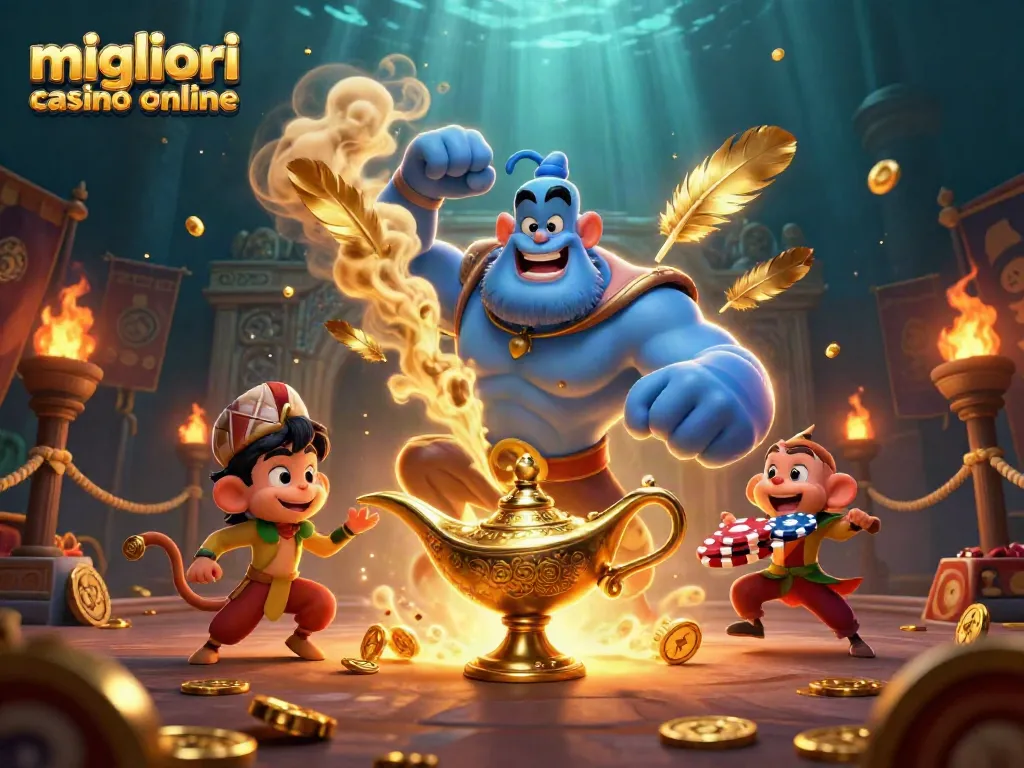 Scopri i migliori casinò online con un genio blu e un tappeto magico nel mondo dell'azzardo.
