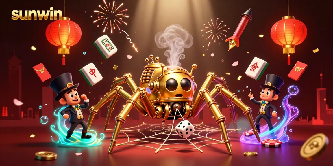Experience the thrill of sunwin through a dynamic steampunk scene with golden elements.
