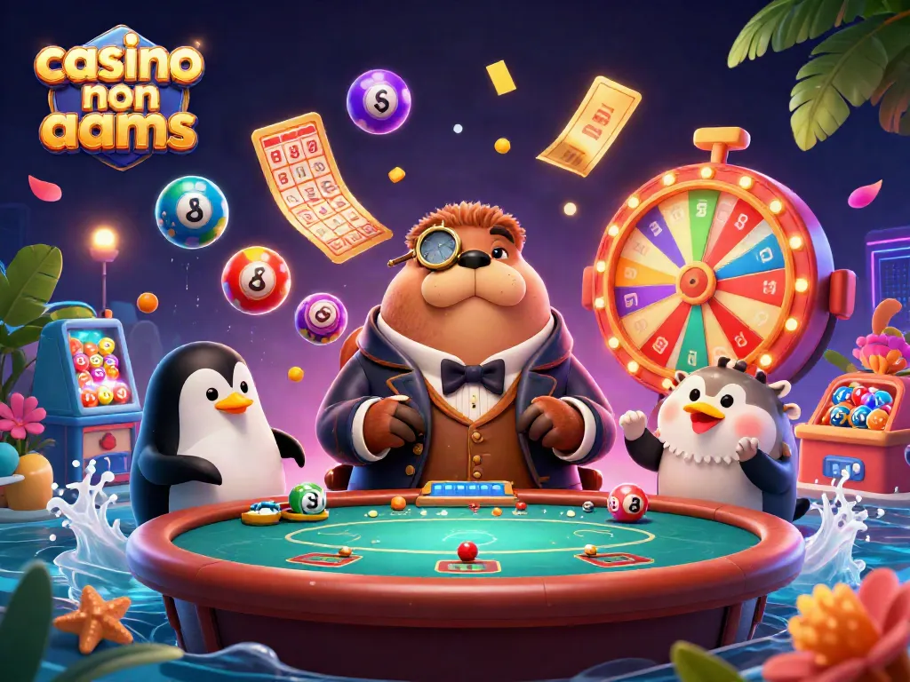 I giocatori nei casino non AAMS si sfidano a poker, immersi in un'atmosfera vibrante di giochi e premi.