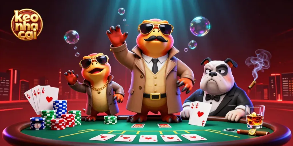 Experience the thrill of keo nha cai as raptors attempt to sneak into a VIP casino lounge.