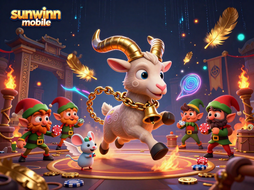 Chơi casino tại sunwinn mobile với Krampus, chuột thiên thần và yêu tinh ăn trộm chip poker.