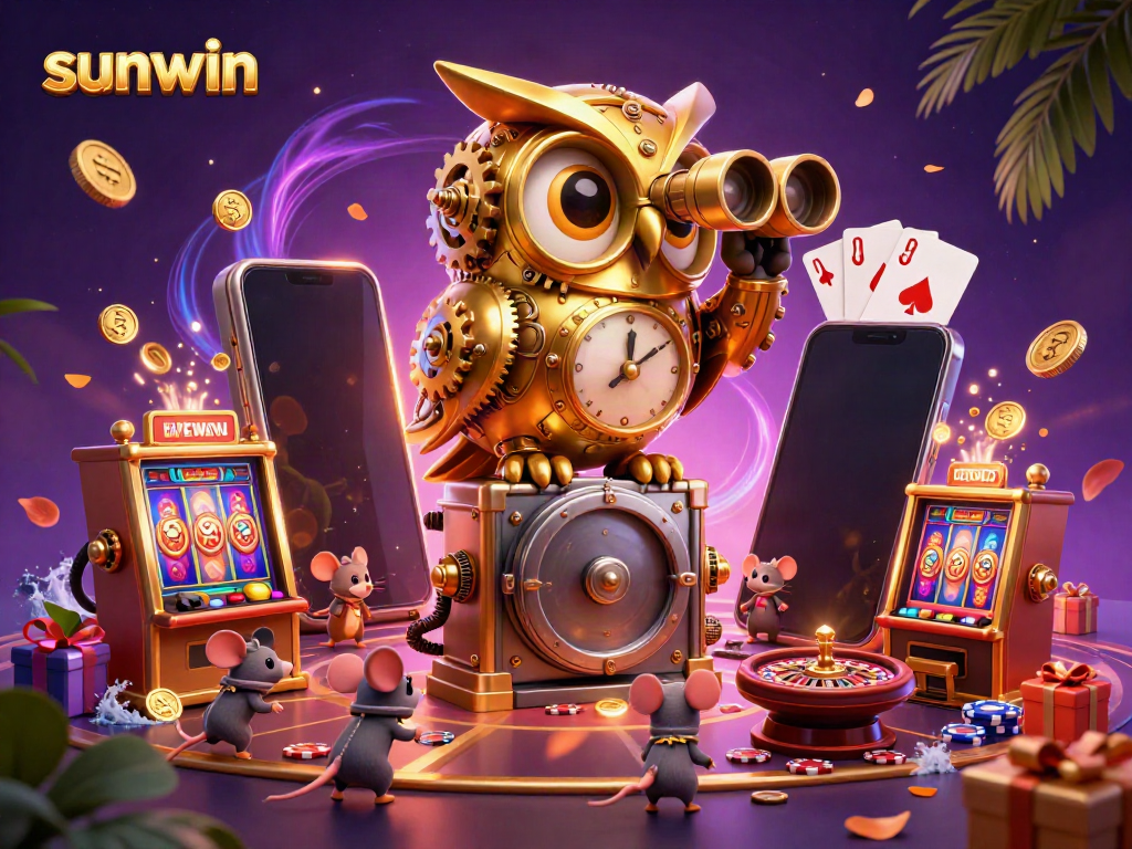 Experience thrilling gameplay at Sunwin with vibrant casino elements and exciting characters!
