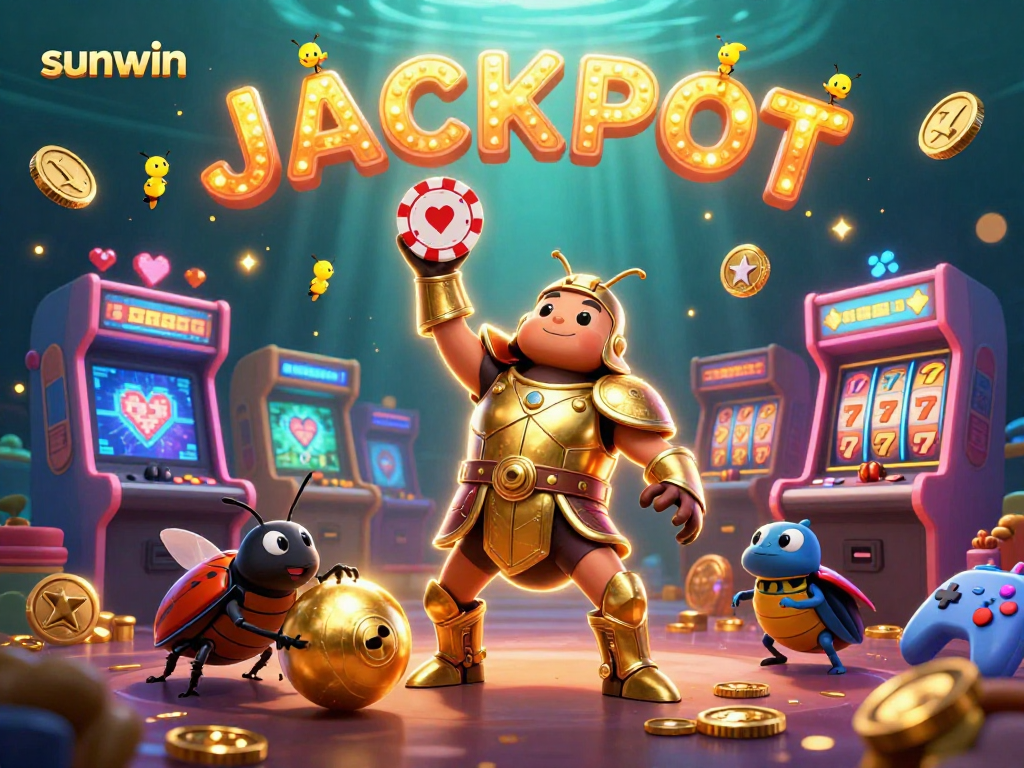 Join the excitement of sunwin with a dynamic beetle champion and golden casino elements