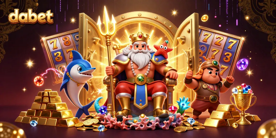 Experience vibrant dabet gaming with Neptune and a treasure trove of slots, gold, and jewels.