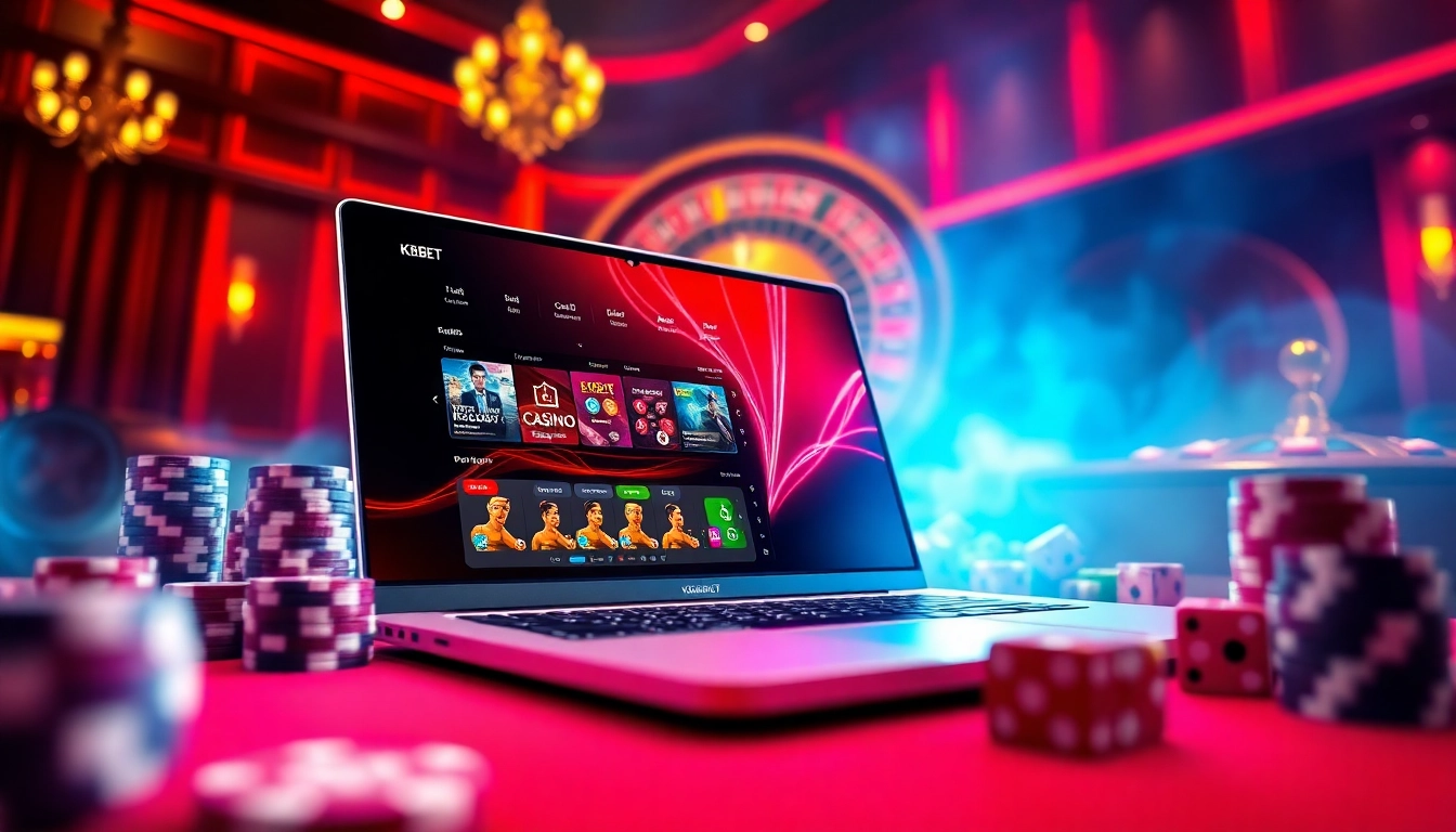 KBBET enhances the thrill of online gambling with vibrant casino elements and modern interfaces.