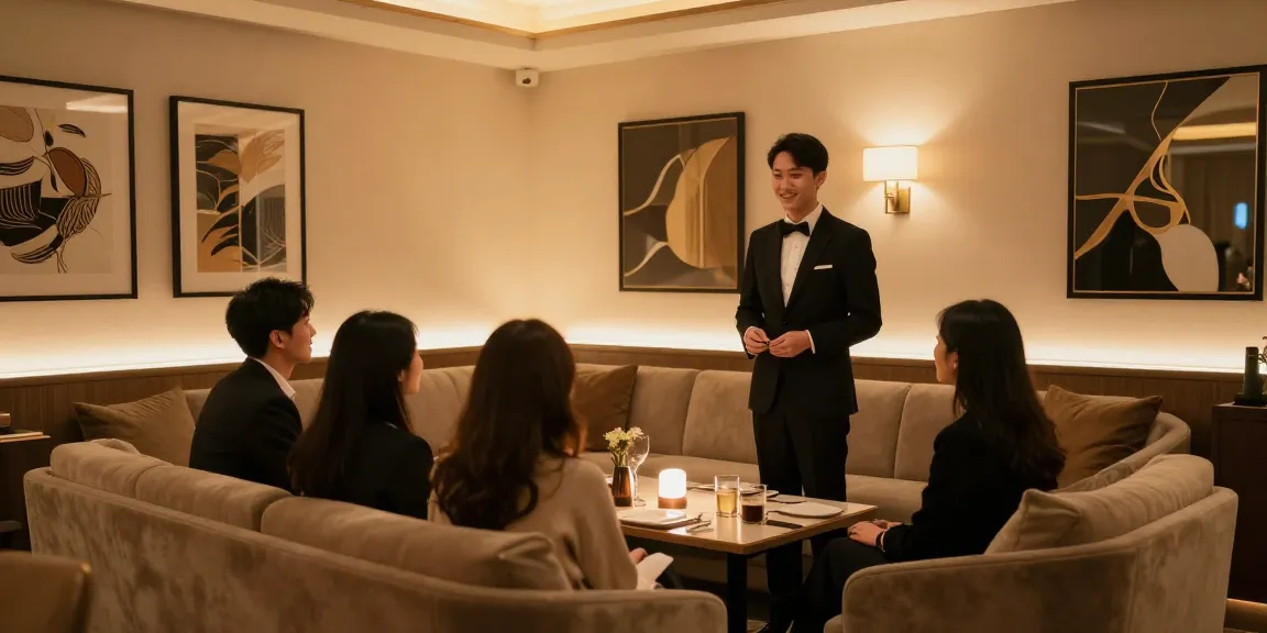 강남타이밍의 고급스러운 실내와 아늑한 분위기