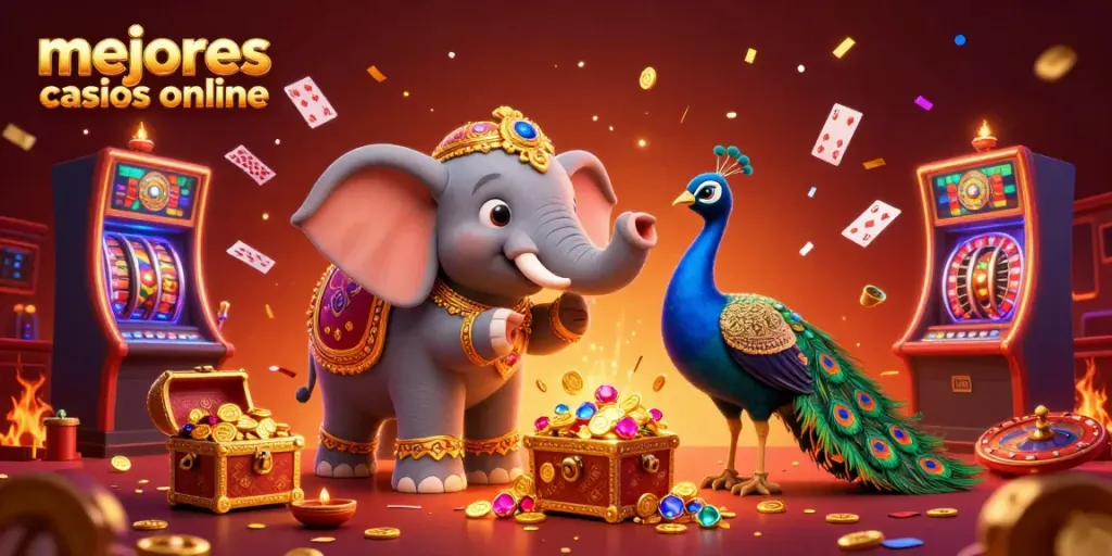 Juega en los mejores casinos online con tragamonedas, cartas y un ambiente festivo cautivador.