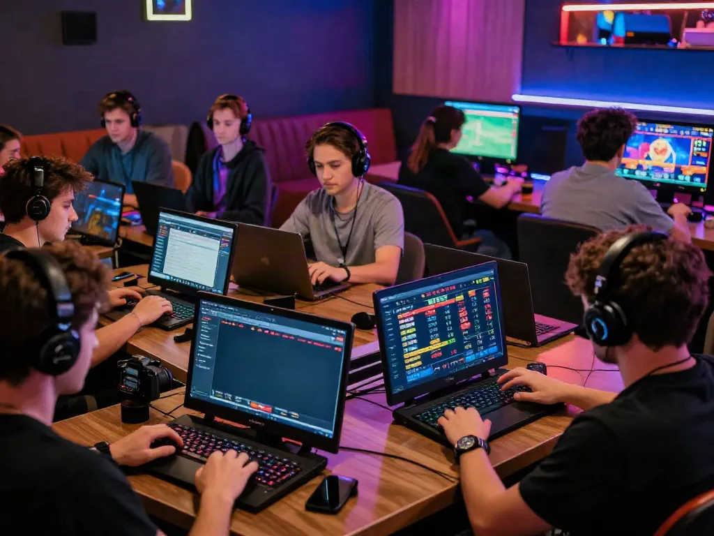 ku88 online gaming platform engaging players in a vibrant lounge