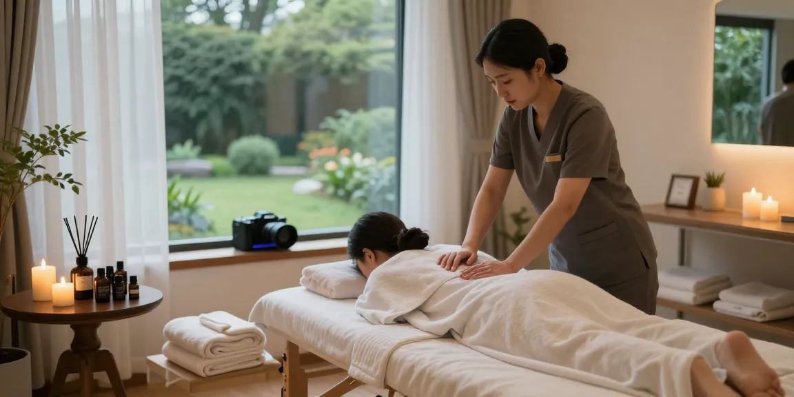 Experience rejuvenation with a 성북구출장마사지 in a tranquil spa setting.