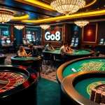 Experience thrilling gameplay at go8, featuring engaging roulette and poker action in a luxurious casino.