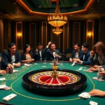 Experience the excitement of gambling at trang chủ 33win with vibrant casino games and players at the table.