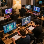 Players engaging with the SC88 online casino platform during an exciting gaming session.