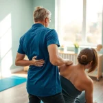 Experience effective back pain relief through professional therapy techniques in a serene clinic.