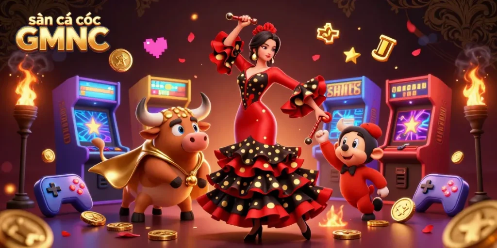 Experience thrilling action at sàn cá cược GMNC with dynamic gaming and vibrant illustrations.