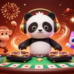Celebrate kết quả bóng đá with a vibrant scene featuring animated characters and poker elements.