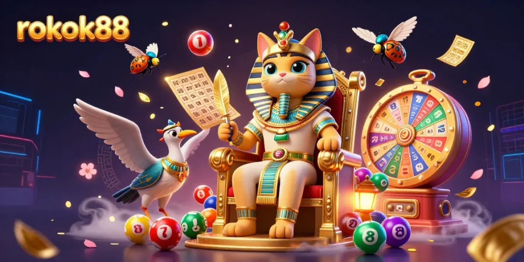Bet on excitement with rokok88 for vibrant lottery games featuring dynamic numbered balls and enticing prize wheels.