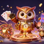 Win big with cm88's immersive games featuring a steampunk owl and casino elements.