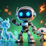 Experience thrilling gaming action with okwintv's vibrant casino illustration featuring engaging slot machines.