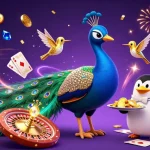 Bet big with the 9bet app using vibrant casino themed illustration showcasing gaming elements.