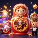 33WIN showcases captivating casino action with vibrant characters and fun gaming elements.
