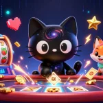 Experience the debet casino action with fun characters and vibrant slot game elements.