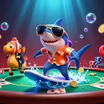 Surf exciting gambling experiences at 9Bet with a lively underwater casino scene