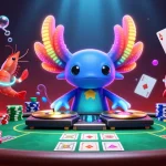 Experience vibrant gameplay at rs88 with colorful characters and poker elements in a dynamic casino scene.