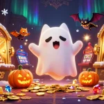 Engage in thrilling adventures at 79king with ghostly characters in a vibrant casino.
